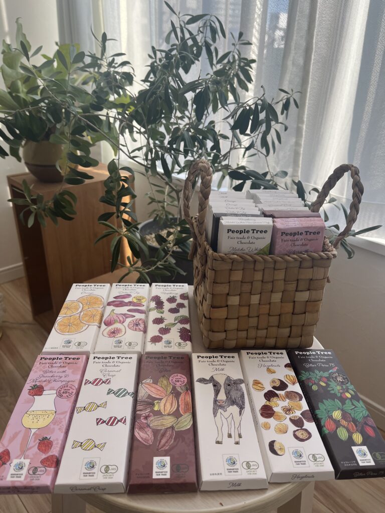 オーガニックチョコレートをプレゼント